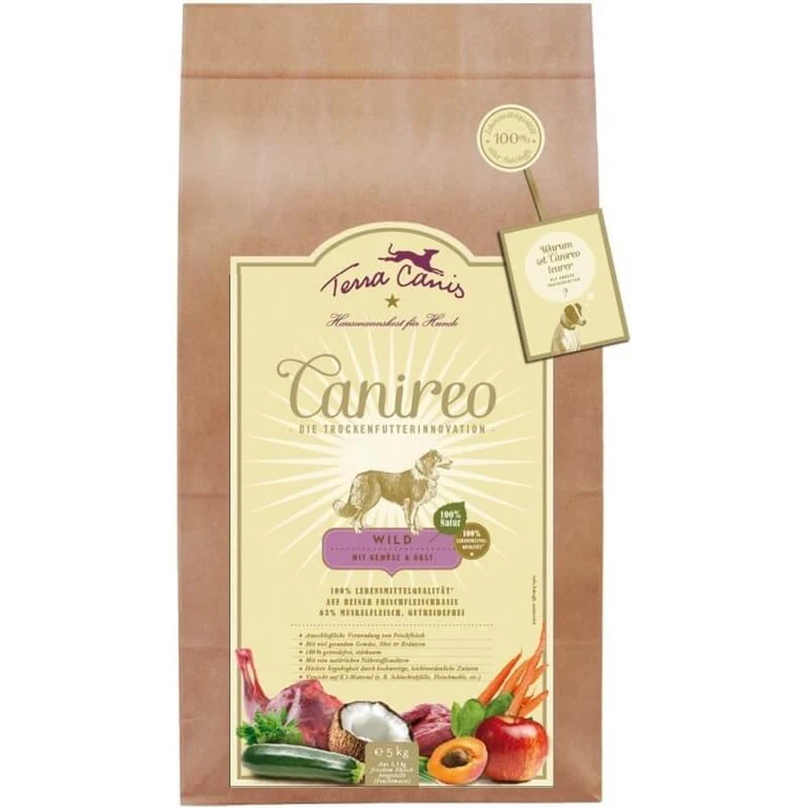 Terra Canis Canireo cu vânat – hrană uscată pentru câini adulți, 5 kg