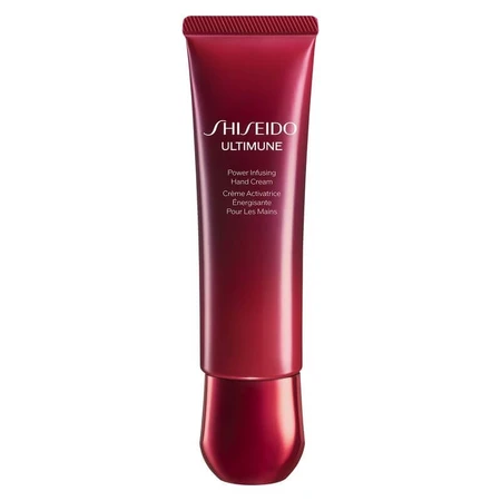 Shiseido Ultimune Power Infusing – stärkende, feuchtigkeitsspendende und glättende Handcreme mit doppeltem Schutz, 50 ml