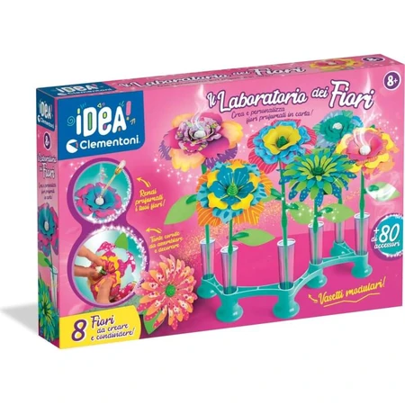 Clementoni Idea! El taller de las flores: juego creativo para niños a partir de 8 años