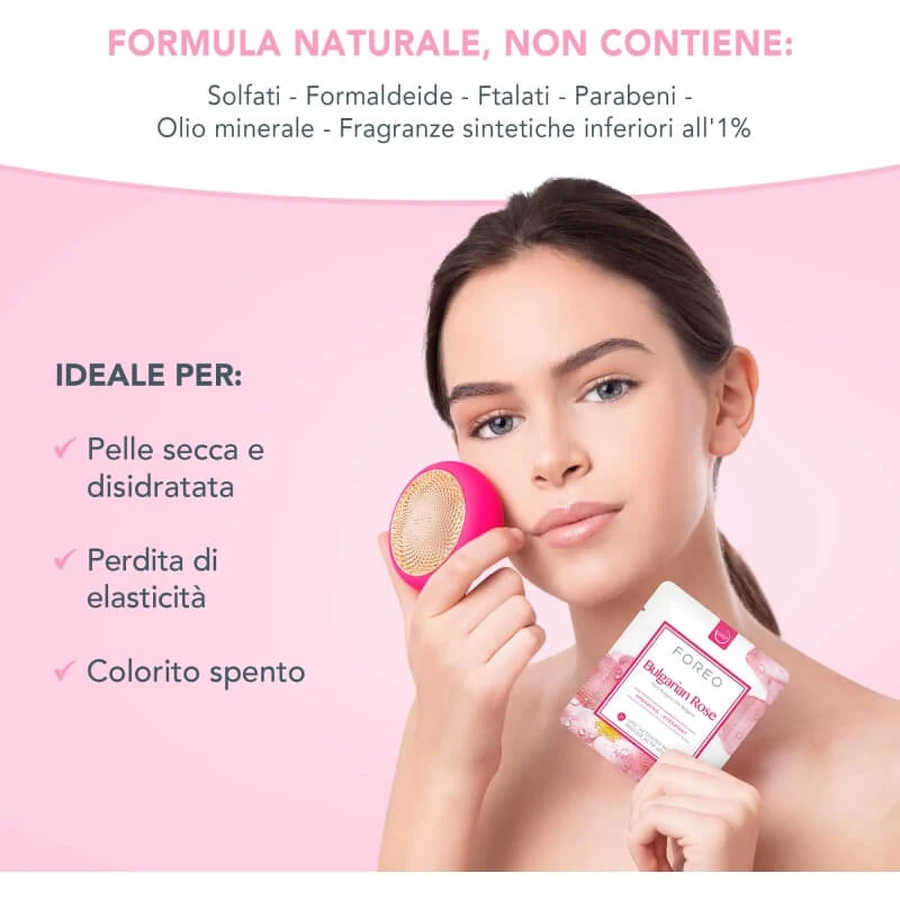 Foreo Bulgarian Rose UFO Activated Masks – 6 Feuchtigkeitsmasken à 6 g