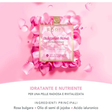 Foreo Bulgarian Rose UFO Activated Masks – 6 Feuchtigkeitsmasken à 6 g