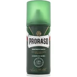 Proraso para todo tipo de barbas - Espuma de afeitado refrescante y revitalizante con aceite de eucalipto y mentol, 100 ml