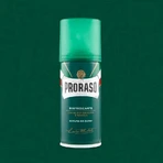 Proraso para todo tipo de barbas - Espuma de afeitado refrescante y revitalizante con aceite de eucalipto y mentol, 100 ml