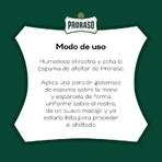 Proraso para todo tipo de barbas - Espuma de afeitado refrescante y revitalizante con aceite de eucalipto y mentol, 100 ml