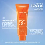 Lancaster Zonnebrandcrème voor het gezicht SPF 30 met bruiningseffect, Sun Beauty, hoge beschermingsfactor, 50 ml