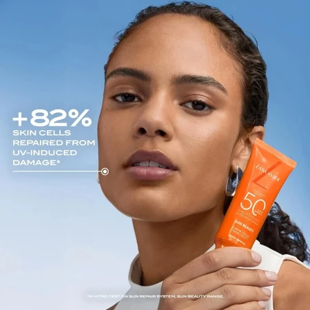 Lancaster Zonnebrandcrème voor het gezicht SPF 30 met bruiningseffect, Sun Beauty, hoge beschermingsfactor, 50 ml