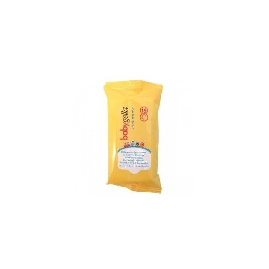 Babygella : 15 lingettes nettoyantes douces aux extraits naturels