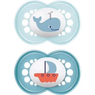 Mam 2 Silicone Pacifiers for Babies 16+ Months