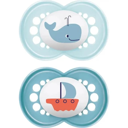 Mam 2 Silicone Pacifiers for Babies 16+ Months