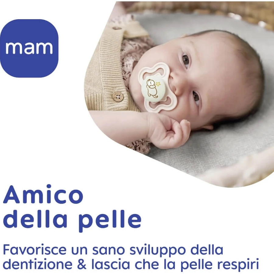 Mam 2 Silicone Pacifiers for Babies 16+ Months