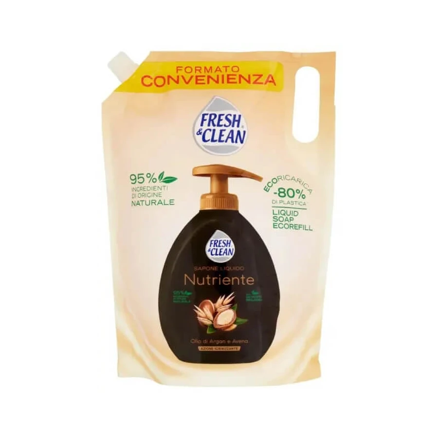 Fresh &amp; Clean Argan Oil and Oats - Nourishing Liquid Soap - 1-liter refill