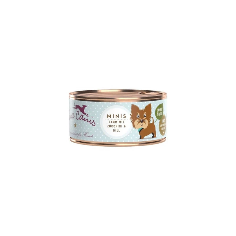 Terra Canis Minis – miel cu dovlecei și mărar – hrană umedă completă pentru câini adulți de talie mică, 100 g