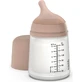 Suavinex Zero Zero Medium 0m+ - Anti-koliekfles met instelbare doorstroming, 180 ml