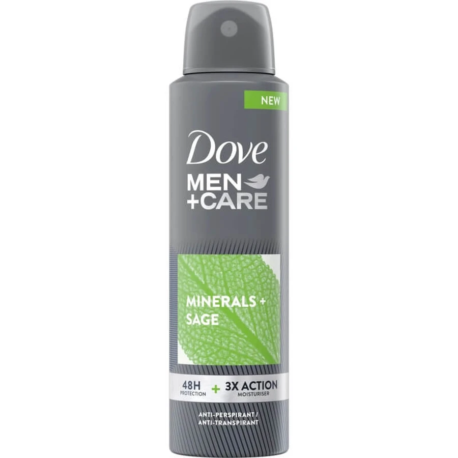 Dove Man+care Minéraux + Sauge - Déodorant en spray 150 ml