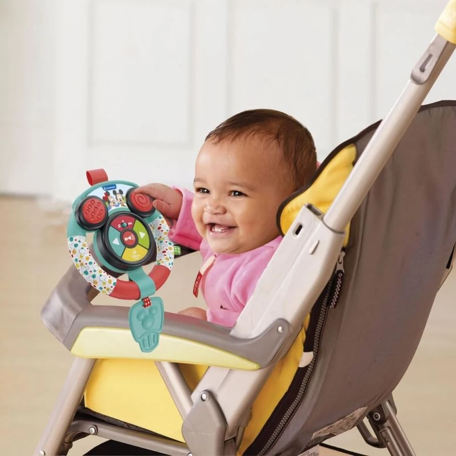 Jouet volant en tissu Disney - Jouet interactif avec sons et lumières À partir de 6 mois