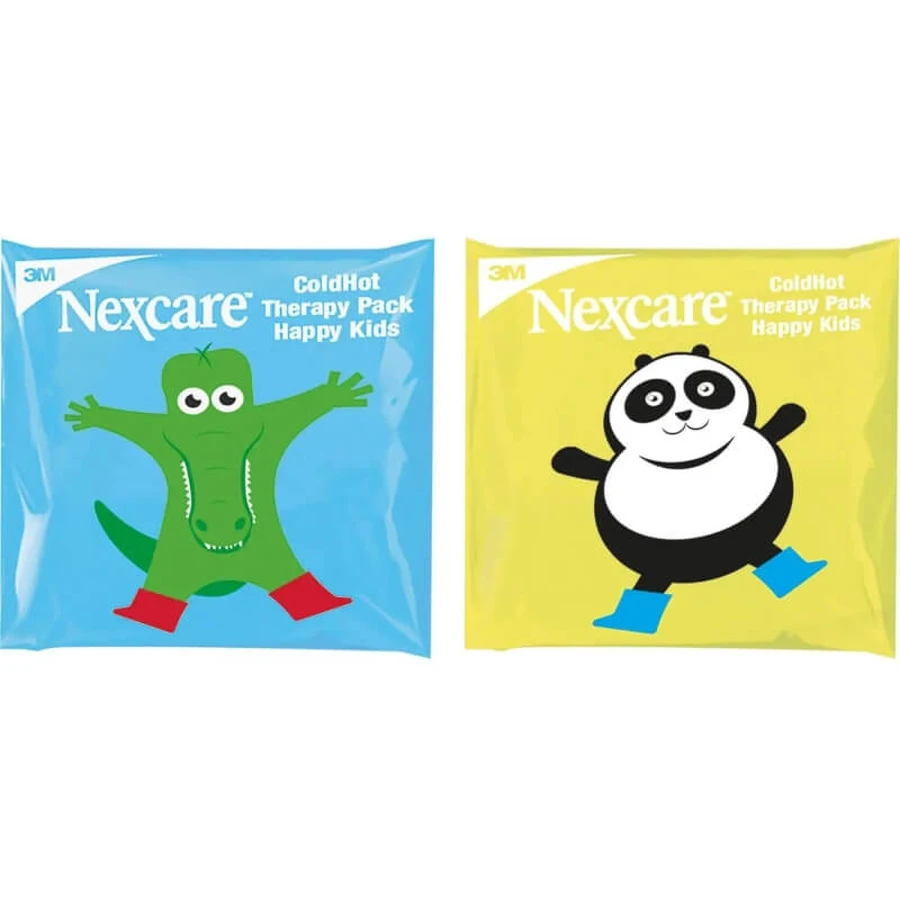 Nexcare Cold-Hot Therapy Pack Happy Kids - 2 hot/cold therapy pads