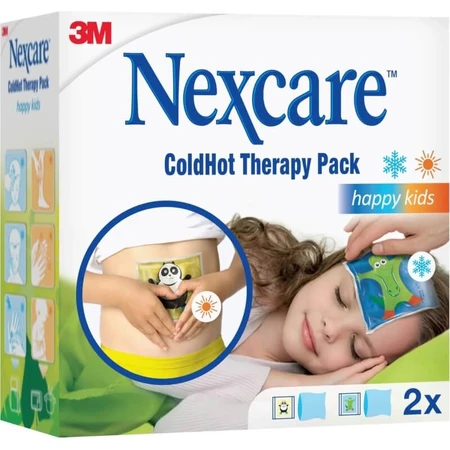 Nexcare Cold-Hot Therapy Pack Happy Kids - 2 hot/cold therapy pads