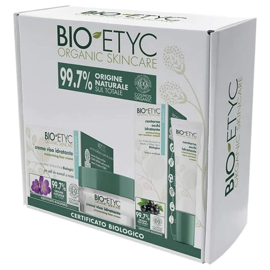 Bioetyc Moisturizing Beauty Box Set - Moisturizing Face Cream 50 ml + Eye Cream 15 ml