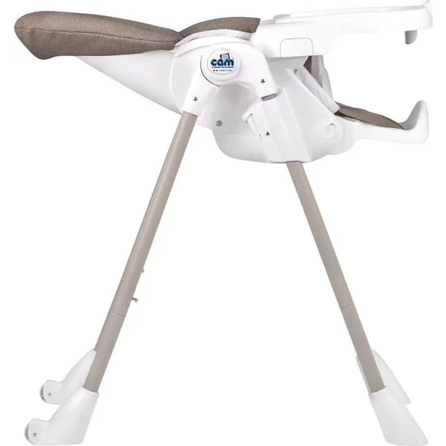 Cam Pappananna - chaise haute - gris chiné