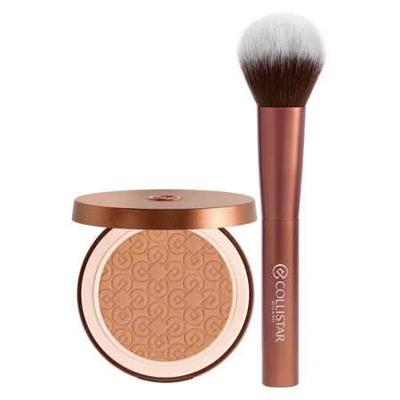 Collistar Magica Terra Bronzing Powder – Geschenkset mit Pinsel Nr. 4.4 Portofino Matte