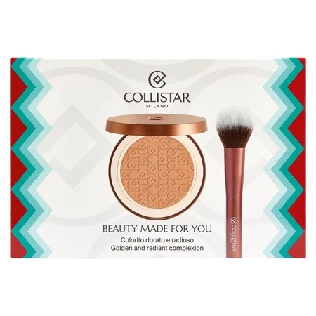 Collistar Magica Terra Bronzing Powder – Geschenkset mit Pinsel Nr. 4.4 Portofino Matte