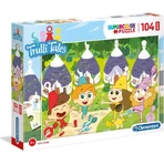 Clementoni Trulli Tales-puzzel, 104 stukjes, 62 x 42 cm