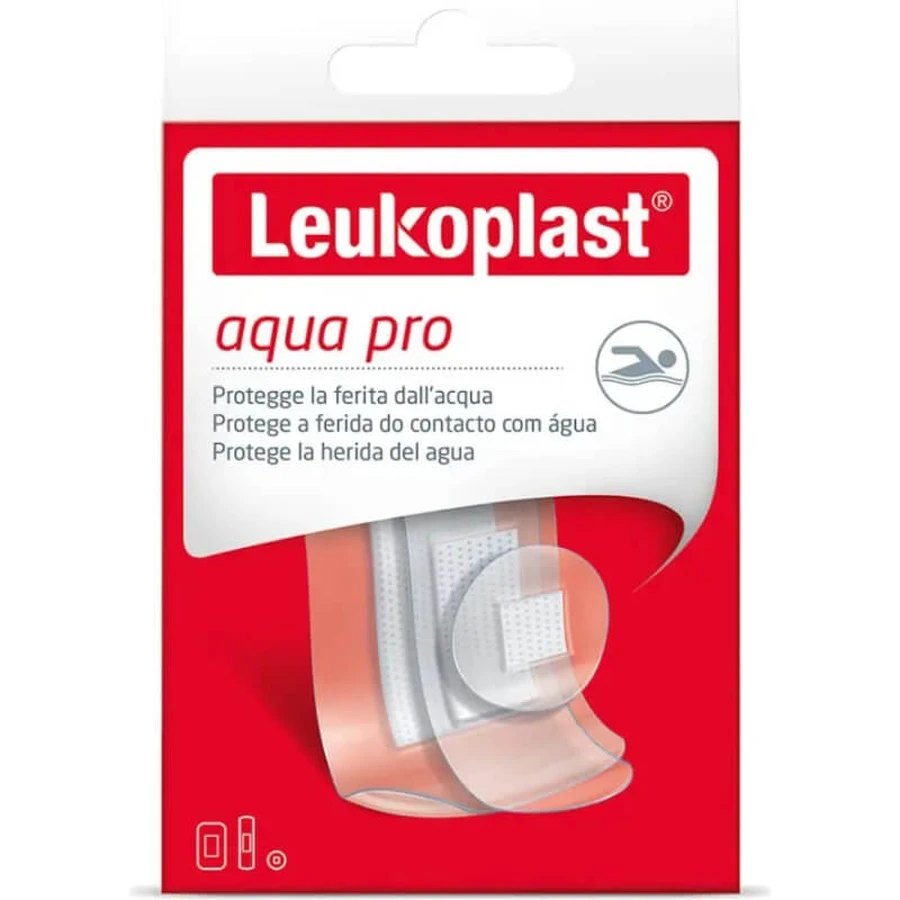 Leukoplast Aqua Pro Waterproof Bandages - 20 Assorted Bandages
