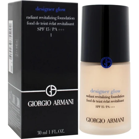 Giorgio Armani Designer Glow SPF 15 - Fond de teint revitalisant et illuminateur - N° 1