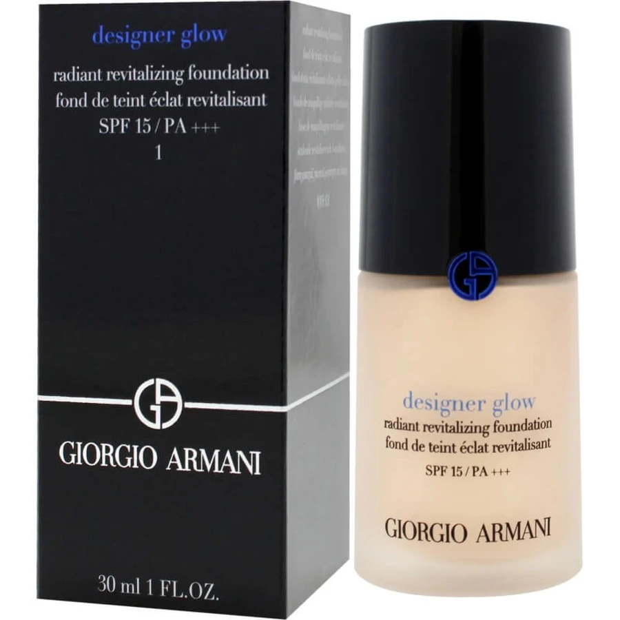 Giorgio Armani Designer Glow SPF 15 - Fond de teint revitalisant et illuminateur - N° 1