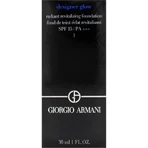 Giorgio Armani Designer Glow SPF 15 - Fond de teint revitalisant et illuminateur - N° 1