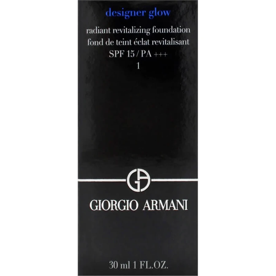 Giorgio Armani Designer Glow SPF 15 - Fond de teint revitalisant et illuminateur - N° 1