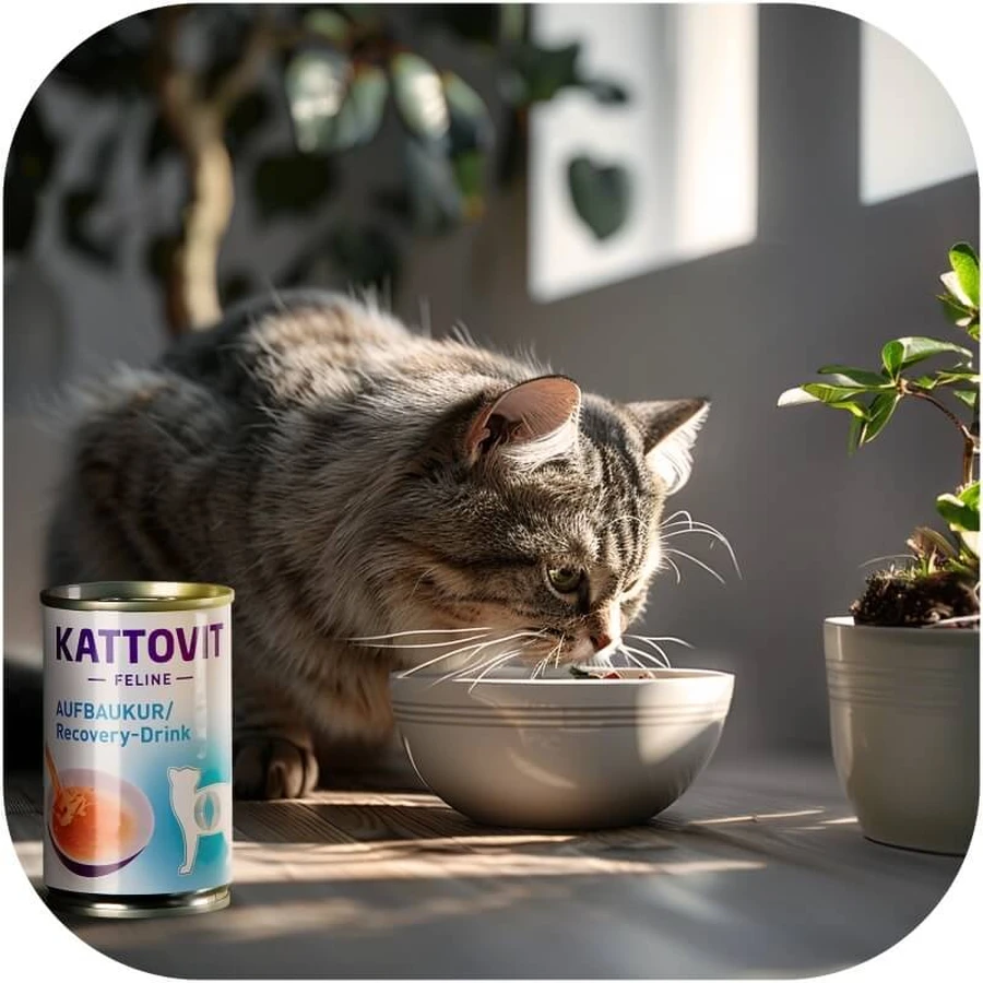 Kattovit Recovery Drink Kip - Aanvullende drank voor katten in herstel, 135 ml
