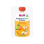 Hipp fruit- en groentesmoothie – met appel, wortel, mango en banaan; biologisch en zonder toegevoegde suiker, 90 g