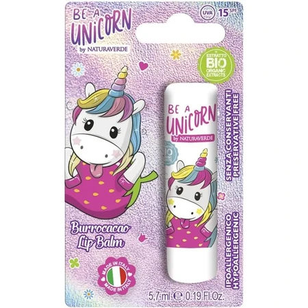 Naturaverde Be a Unicorn SPF 15 - Hydraterende en beschermende aardbeienlippenbalsem 5,7 ml