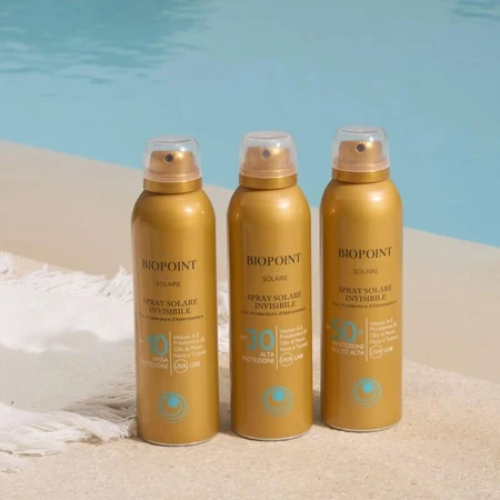 Biopoint Sunscreen SPF 30 Invisible Spray, High Protection, 150 ml