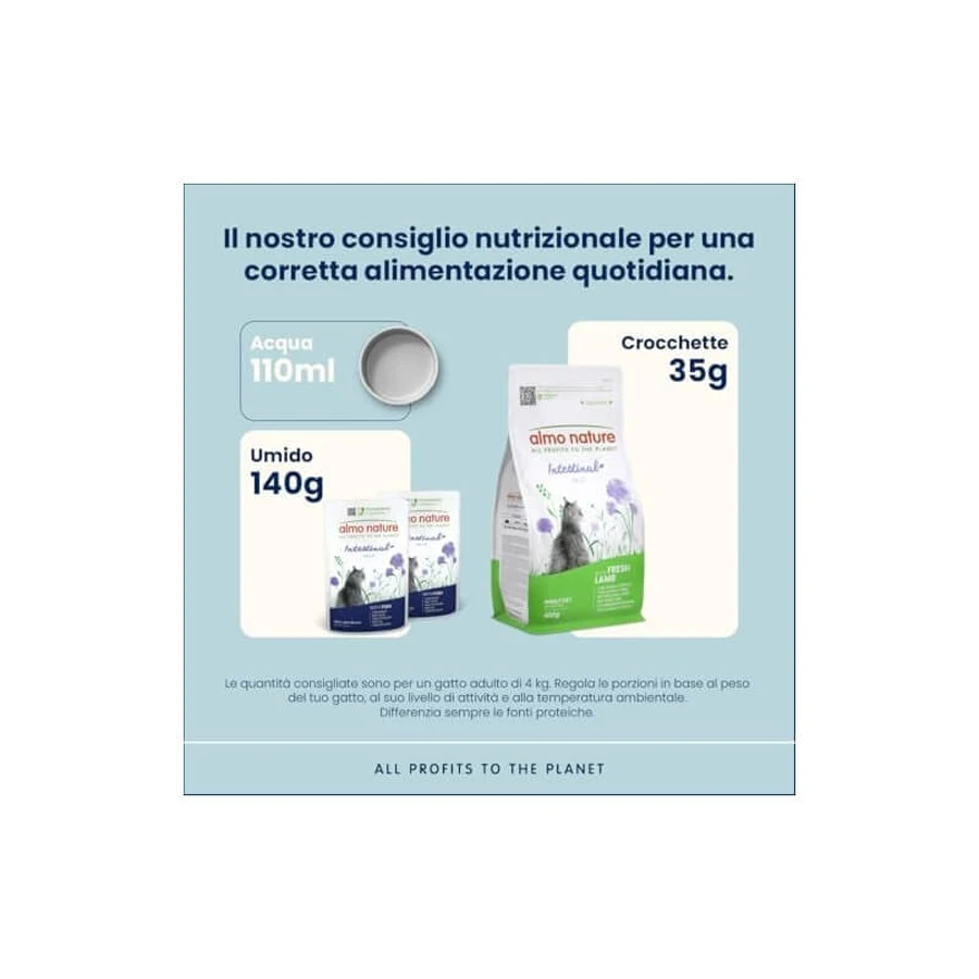 Almo Nature PFC Daily Func Cat70 Sen PE-PO – Alleinfuttermittel in Form von Nassfutter für erwachsene und ältere Katzen, zur Unterstützung der Verdauung, 6 x 70 g