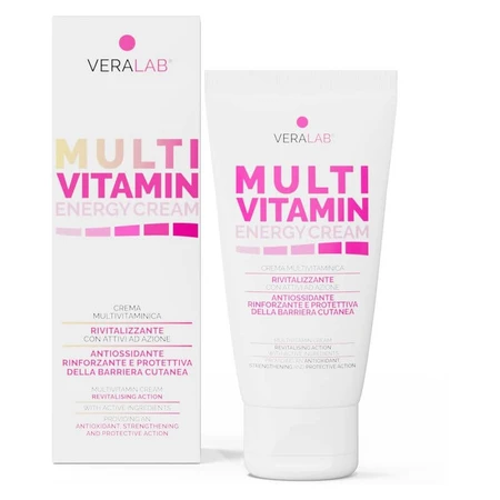 Veralab Multi vitamin energy cream - crema viso rivitalizzante, idratante e protettiva 50 ml