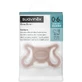 Suavinex Zero Zero - Fopspeen met symmetrische speen voor linkshandige baby’s van 0 tot 6 maanden (diep)
