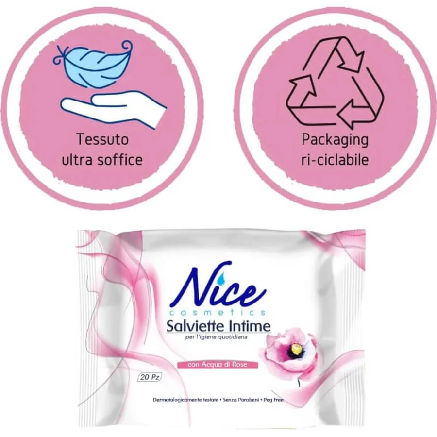 Fria Intimate Wipes - 20 milde doekjes