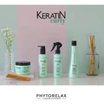 Phytorelax Keratin Curly - Champú revitalizante para rizos y antiencrespamiento, 250 ml
