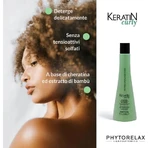 Phytorelax Keratin Curly - Champú revitalizante para rizos y antiencrespamiento, 250 ml