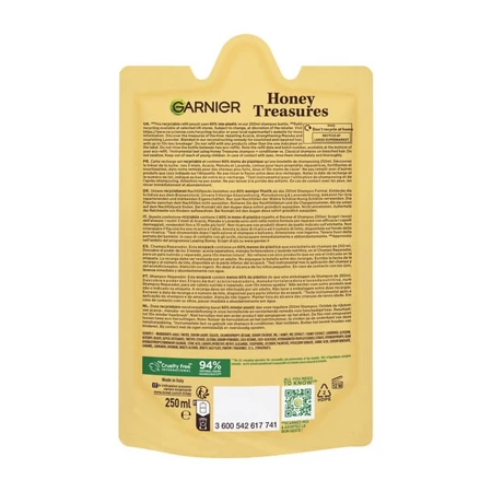 Garnier Honey Treasures - Shampoo for Fragile Hair - Refill, 250 ml
