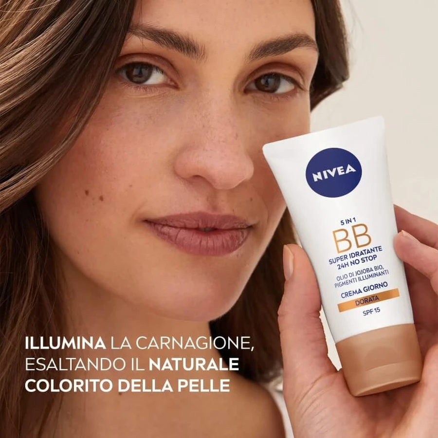 Nivea 5-in-1 - Super Moisturizing BB Cream SPF 15, 50 ml - Gold
