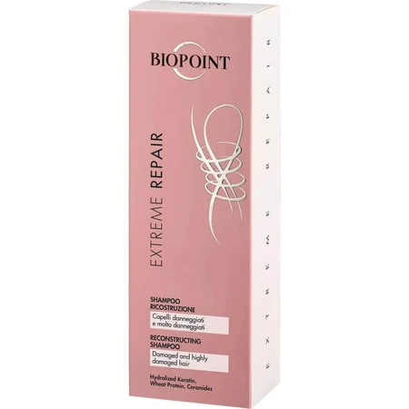Biopoint Extreme Repair Shampoo for Damaged Hair, 200 ml