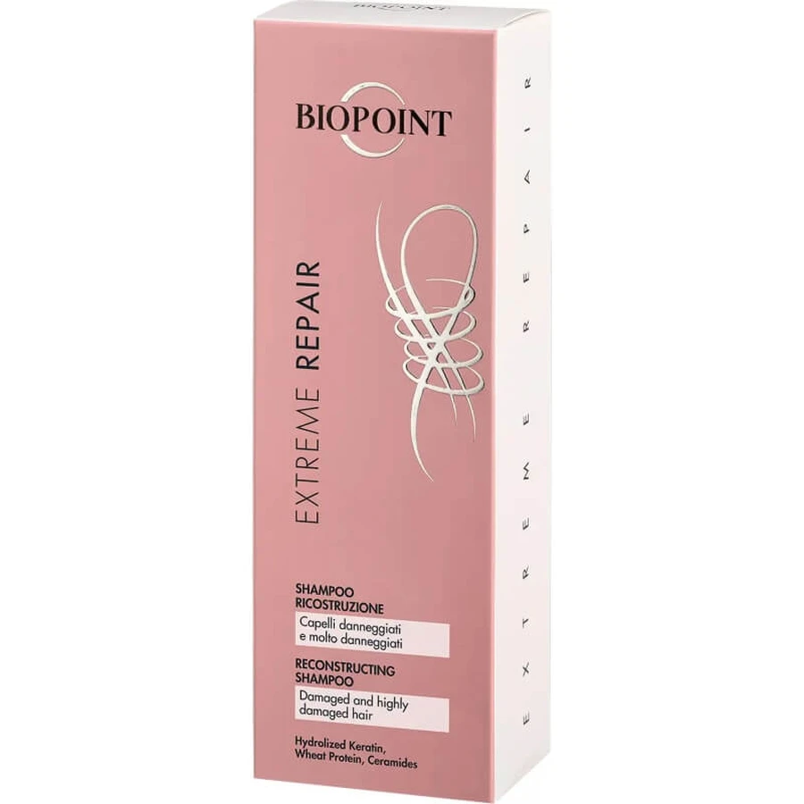Biopoint Extreme Repair Shampoo for Damaged Hair, 200 ml