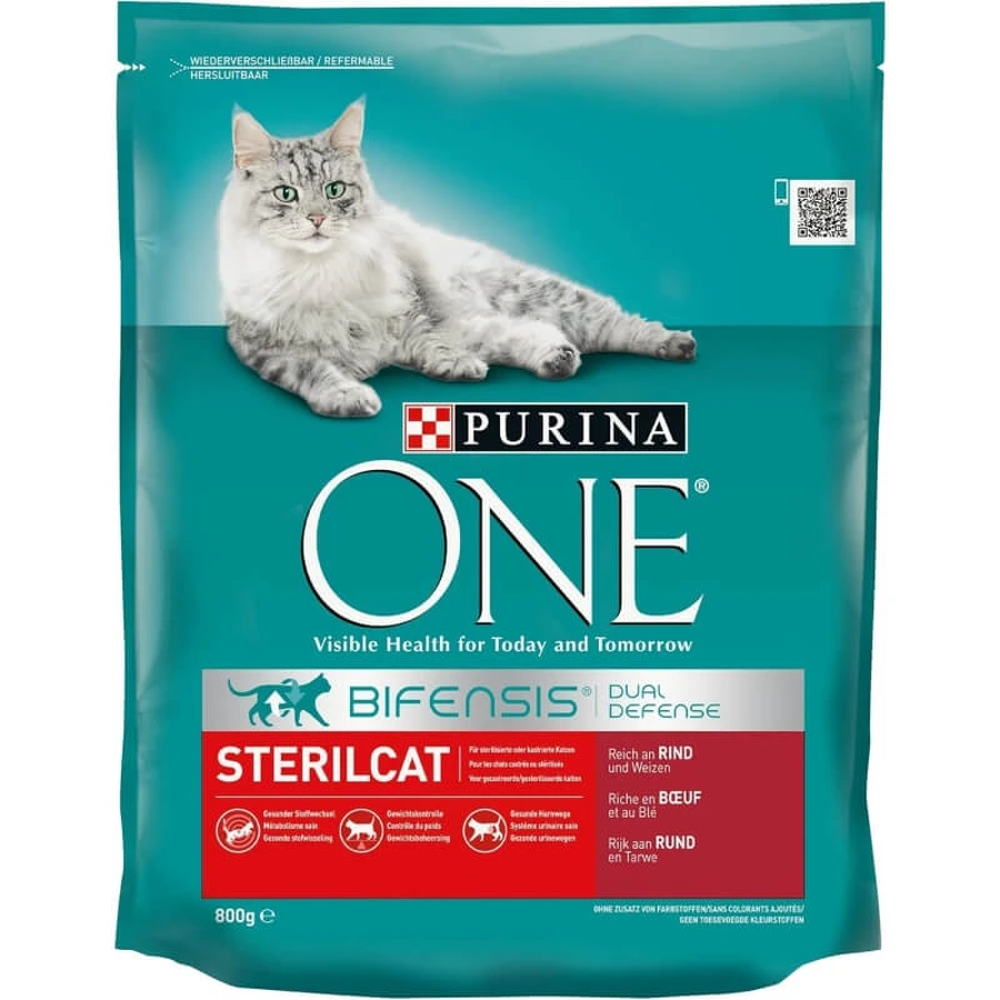 Purina One Kip - Compleet voer voor gecastreerde katten met nierproblemen, 350 g