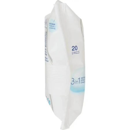 Lingettes démaquillantes micellaires Lycia pour le visage, 20 lingettes