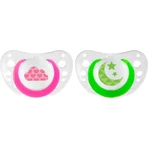 Chicco Physio Air Lumi 6–16 maanden – 2 siliconen fopspenen – diverse kleuren