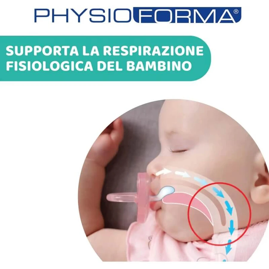 Chicco Physio Air Lumi 6–16 maanden – 2 siliconen fopspenen – diverse kleuren