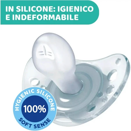 Chicco Physio Air Lumi 6–16 maanden – 2 siliconen fopspenen – diverse kleuren